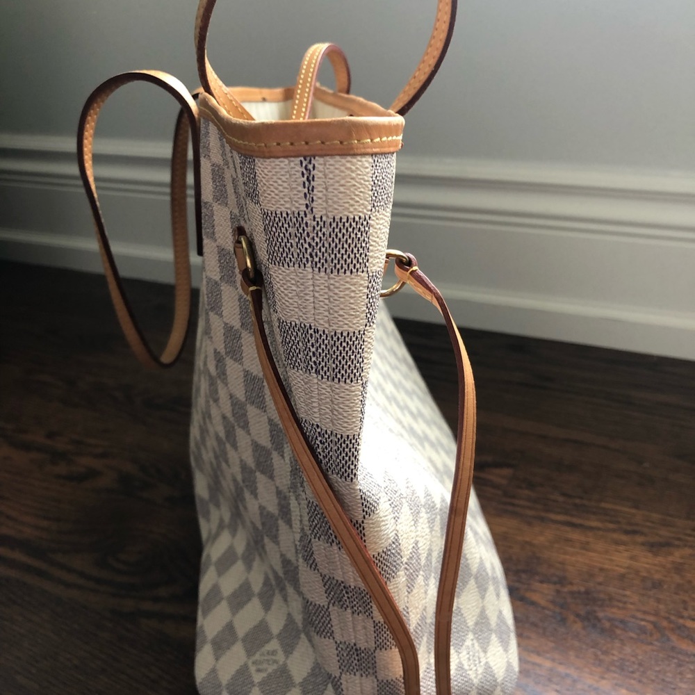 Louis Vuitton Neverfull Damier Azur MM - Picture 7 of 11